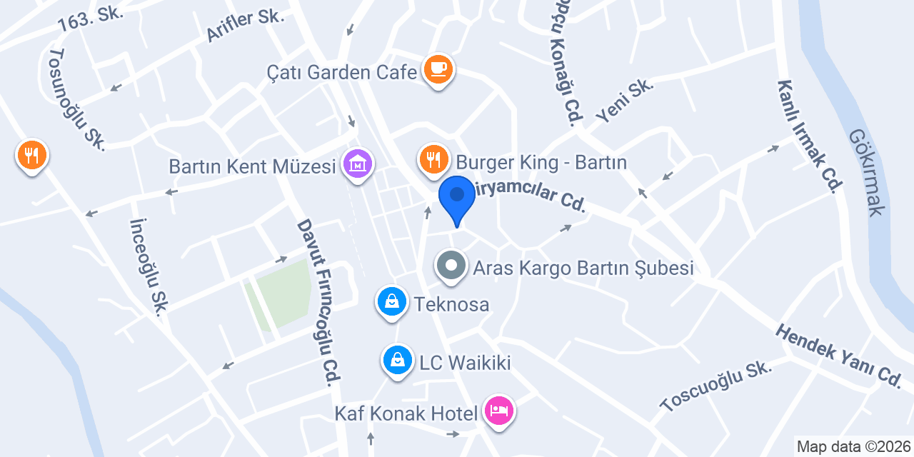 Bartini Ayakkabı konumu