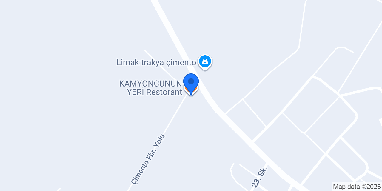 KAMYONCUNUN YERİ Restorant konumu