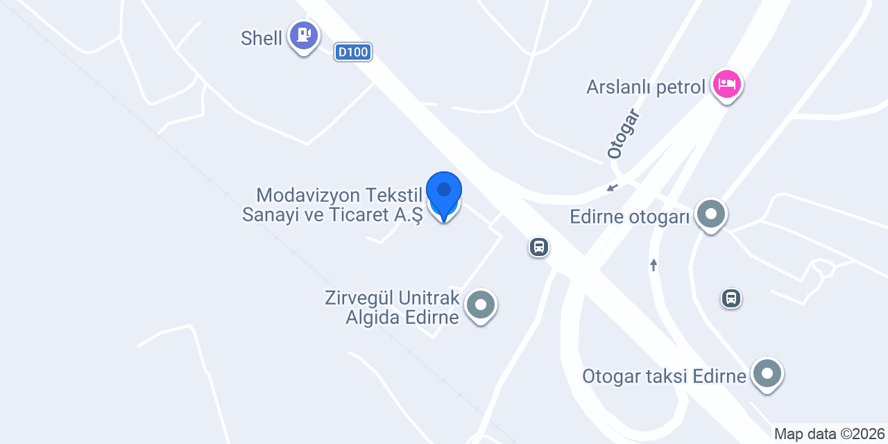 Modavizyon Tekstil Sanayi ve Ticaret A.Ş. konumu
