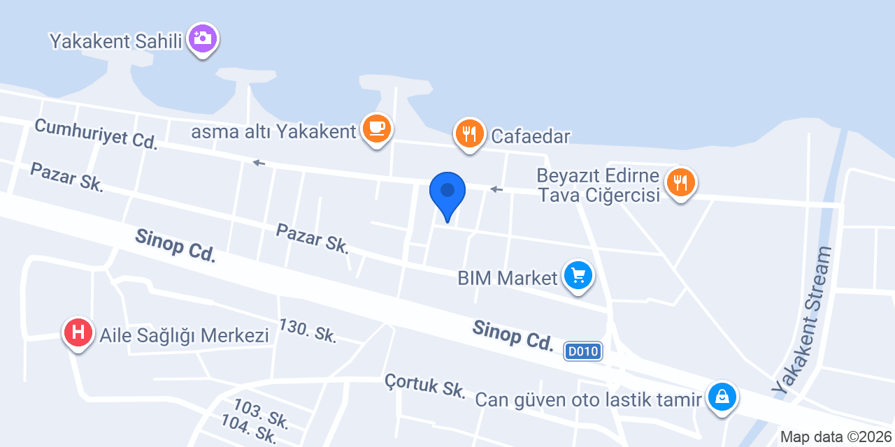 İçerik Sandığı konumu