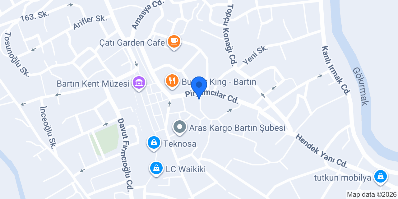 Bartın Çilingir konumu
