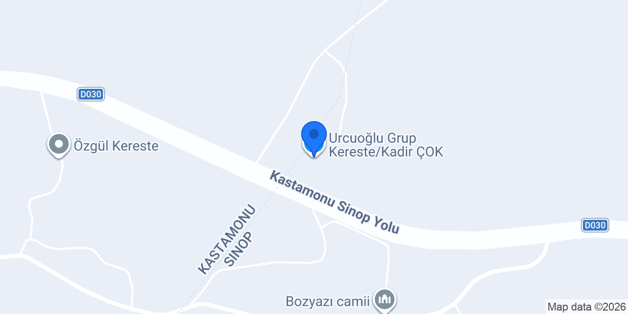 Urcuoğlu Grup Kereste/Kadir ÇOK konumu