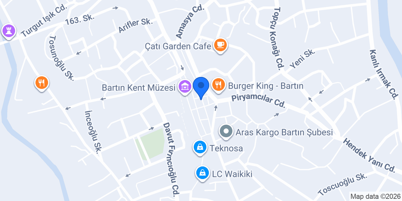 Biev Shop konumu