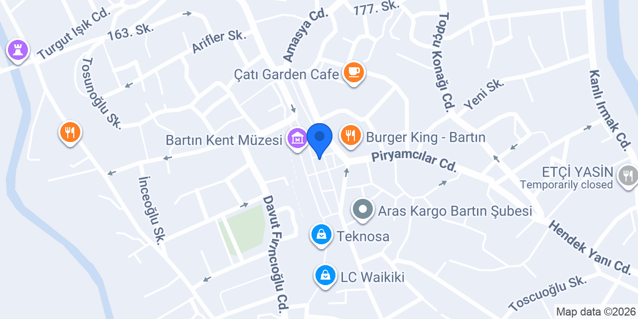 Bartın Tel Kırması konumu
