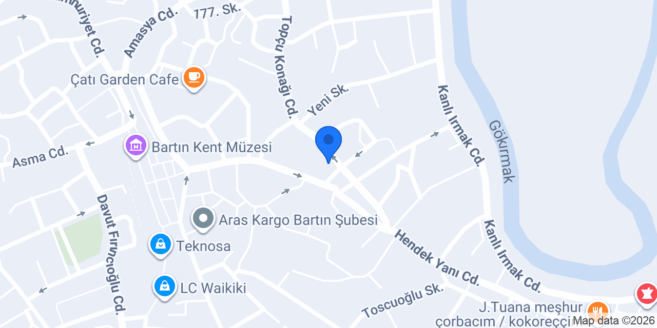 Köroğlu Veteriner Kliniği konumu