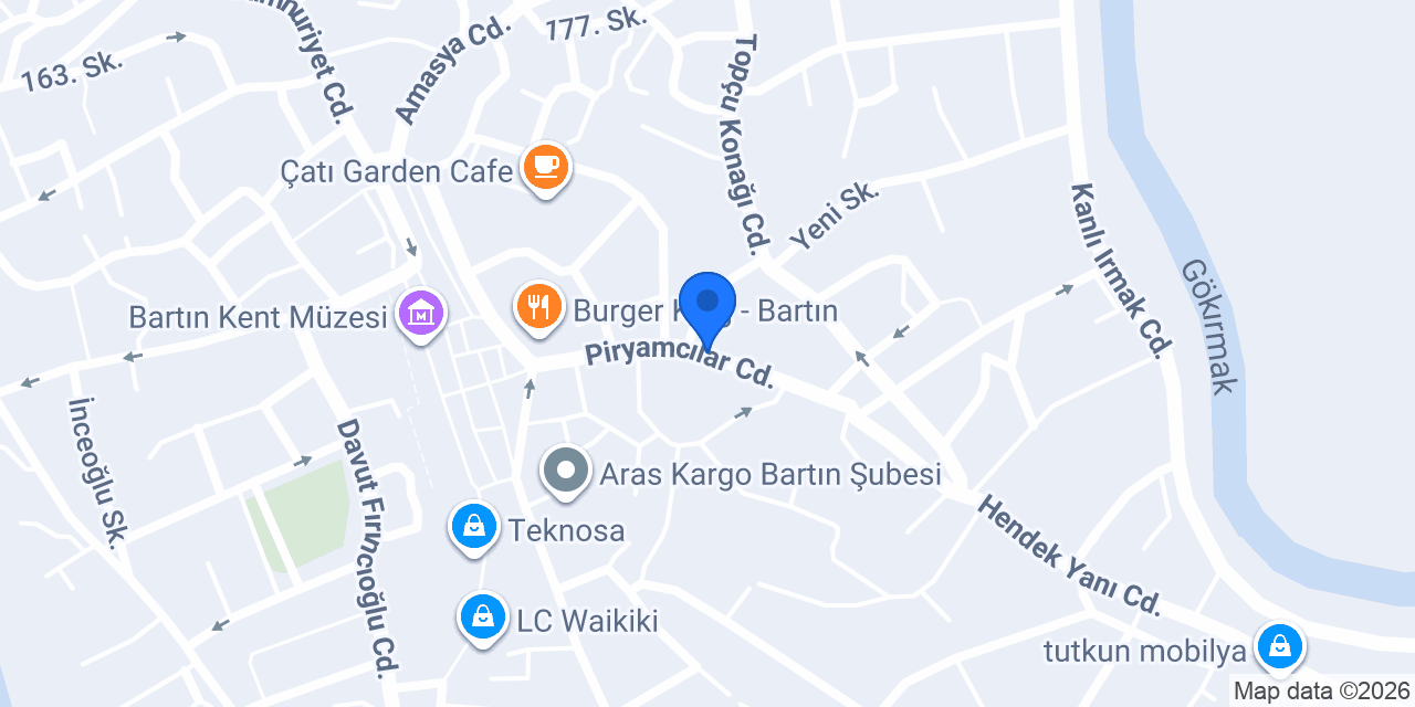 Aksu Ticaret konumu