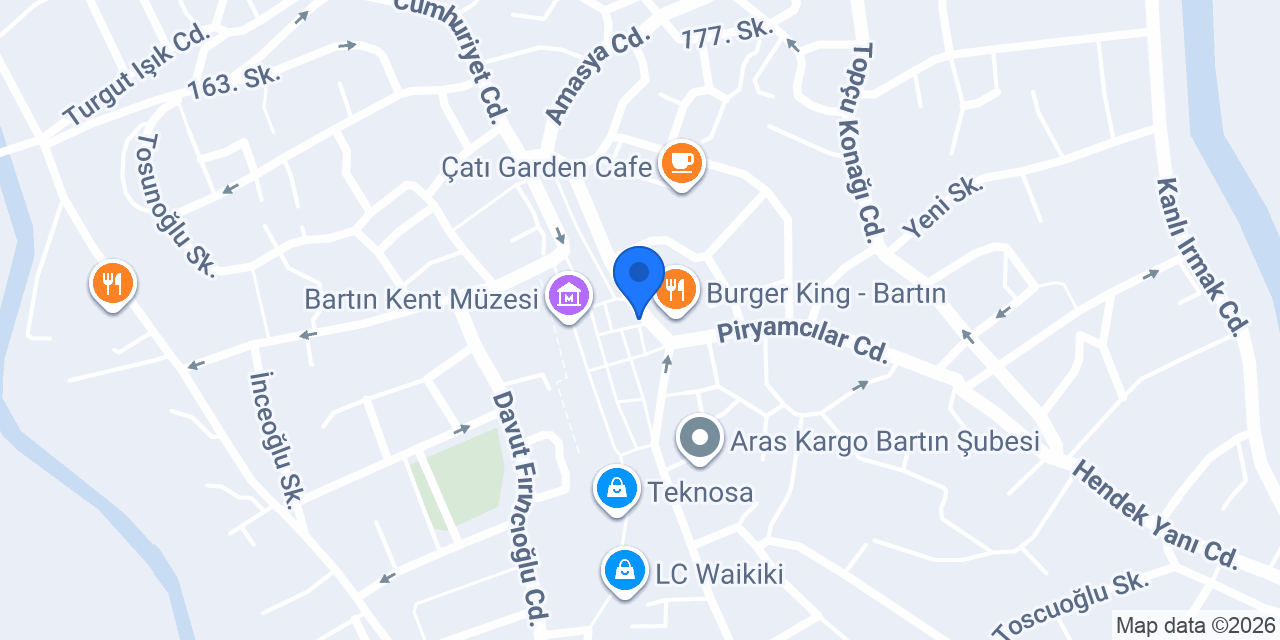 ARGÖK Emlak Ofisi konumu