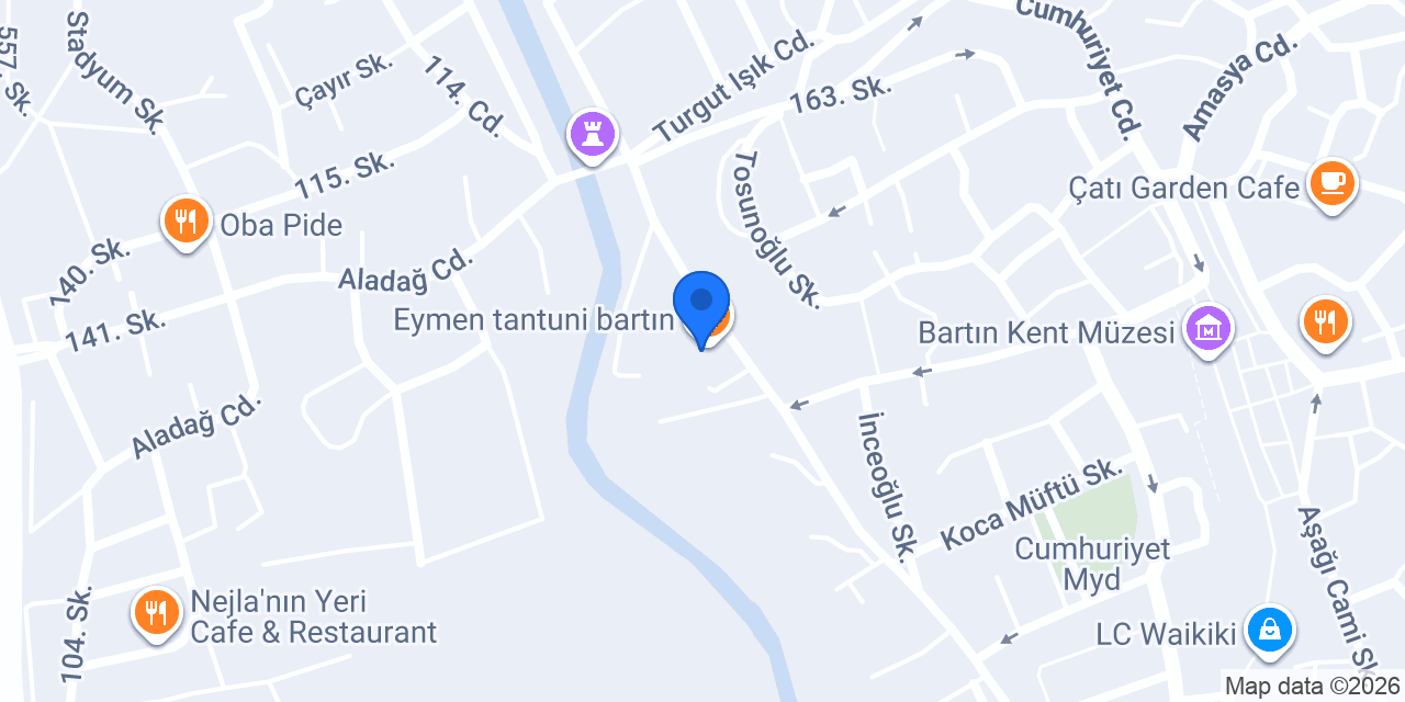 Eymen tantuni bartın konumu