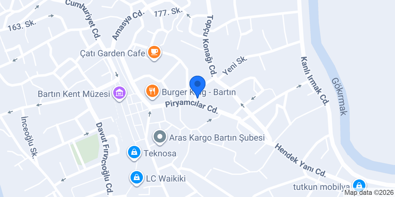 Bartın Urfa Yörem Baklavaları konumu