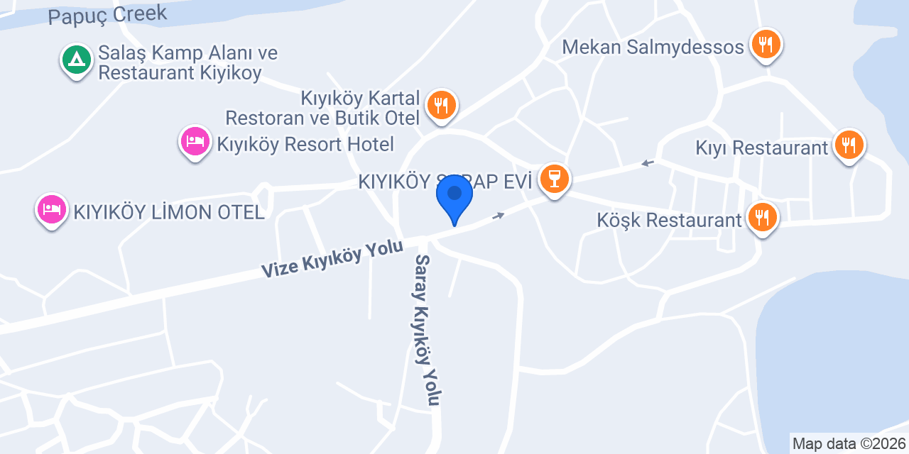 Kıyıköy Anadolu Lisesi konumu
