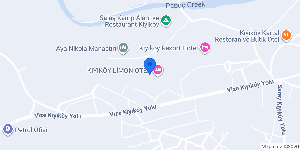 Kıyıköy otel zirve konumu