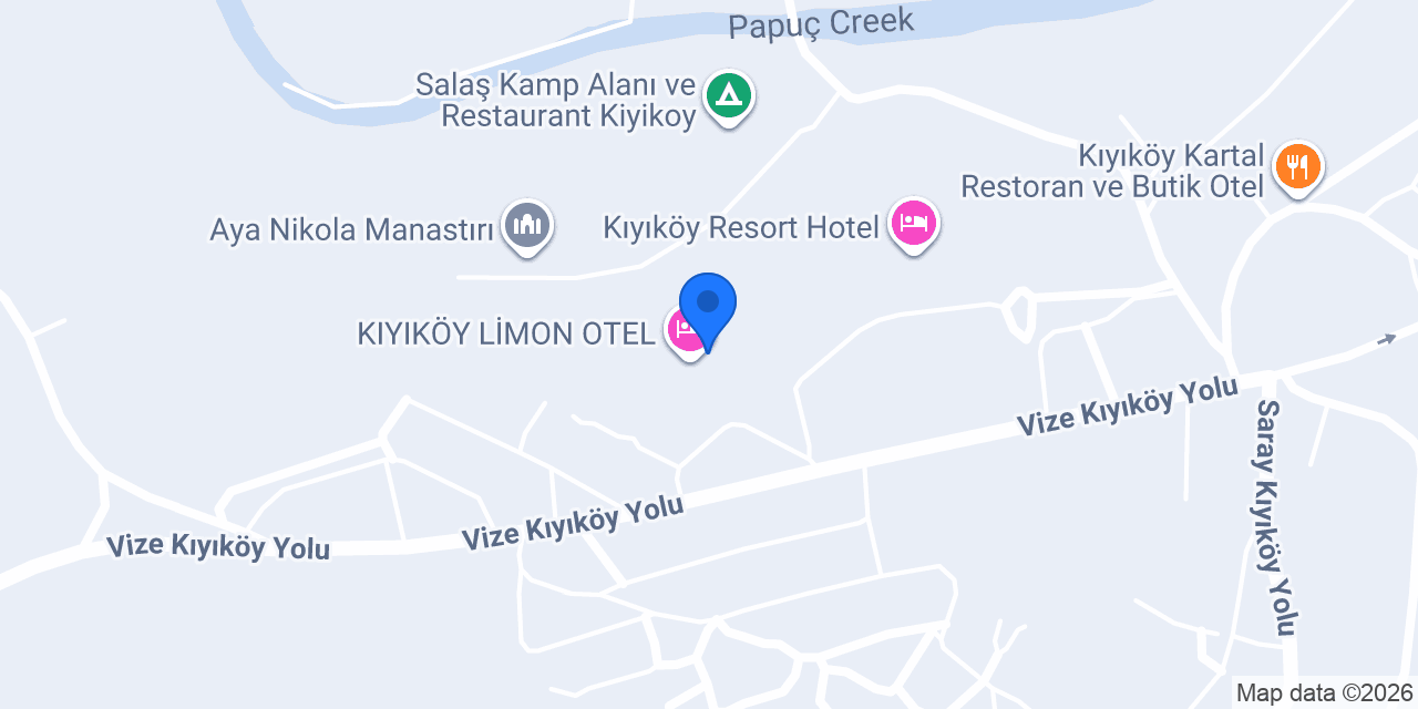 Kıyıköy Marina Konaklama konumu