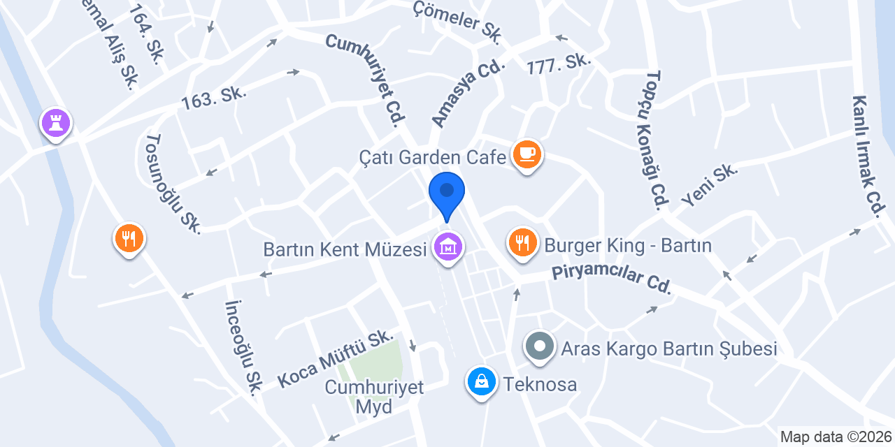 City Coffee Bartın konumu