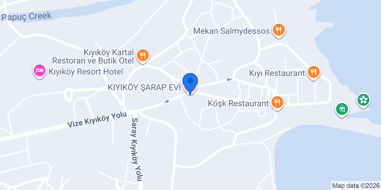 KIYIKÖY ŞARAP EVİ konumu