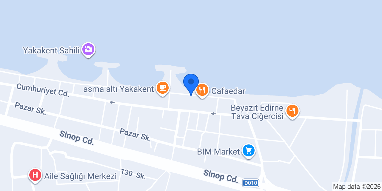 Aksi Cafe konumu