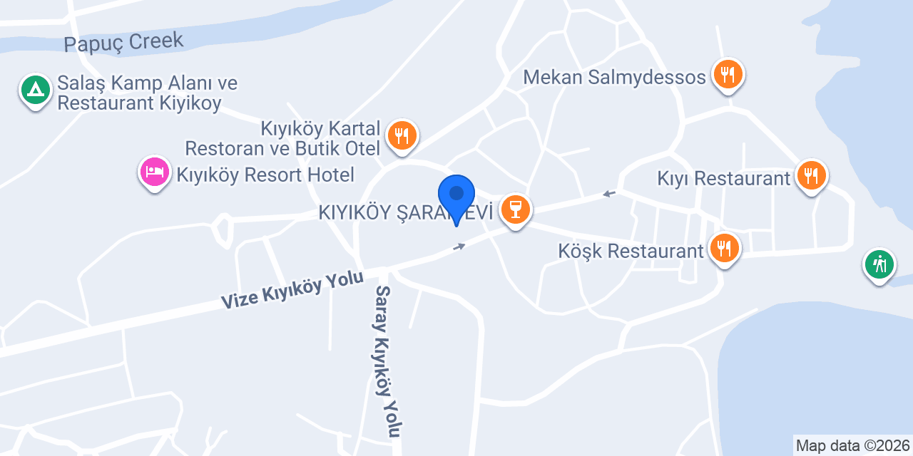 KIYIKÖY ATAKALE BUTİK OTEL konumu