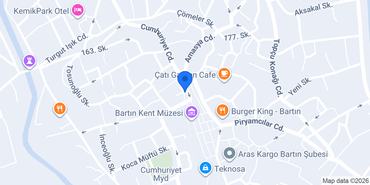 Bartın Diş Hekimi Numan Çıvak konumu
