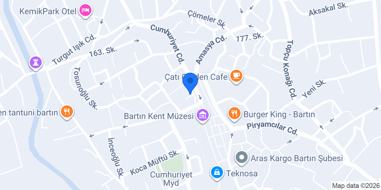 Boğaziçi Pastanesi konumu