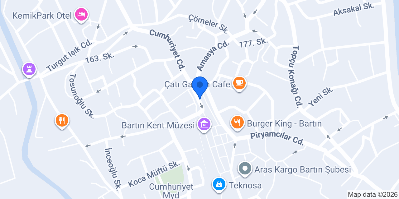 BARTIN YÜCEL OPTİK konumu