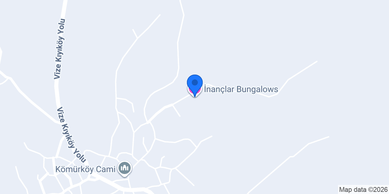 İnançlar Bungalows konumu