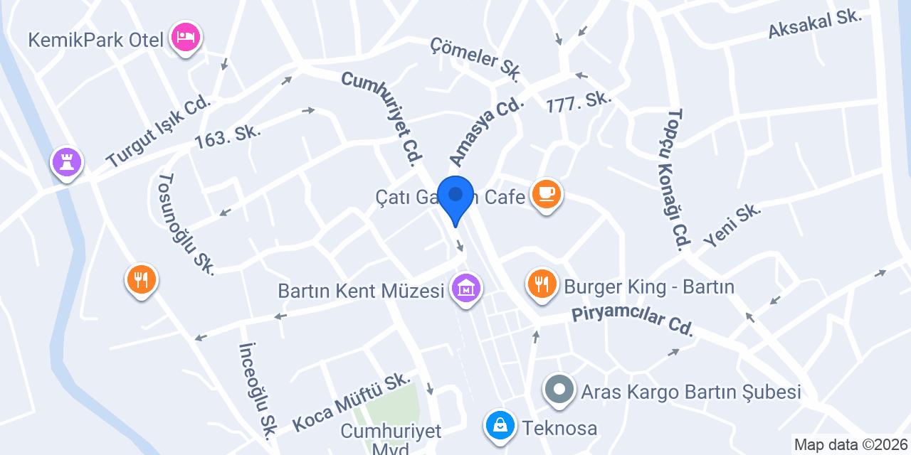 Sena Taraftar Store konumu