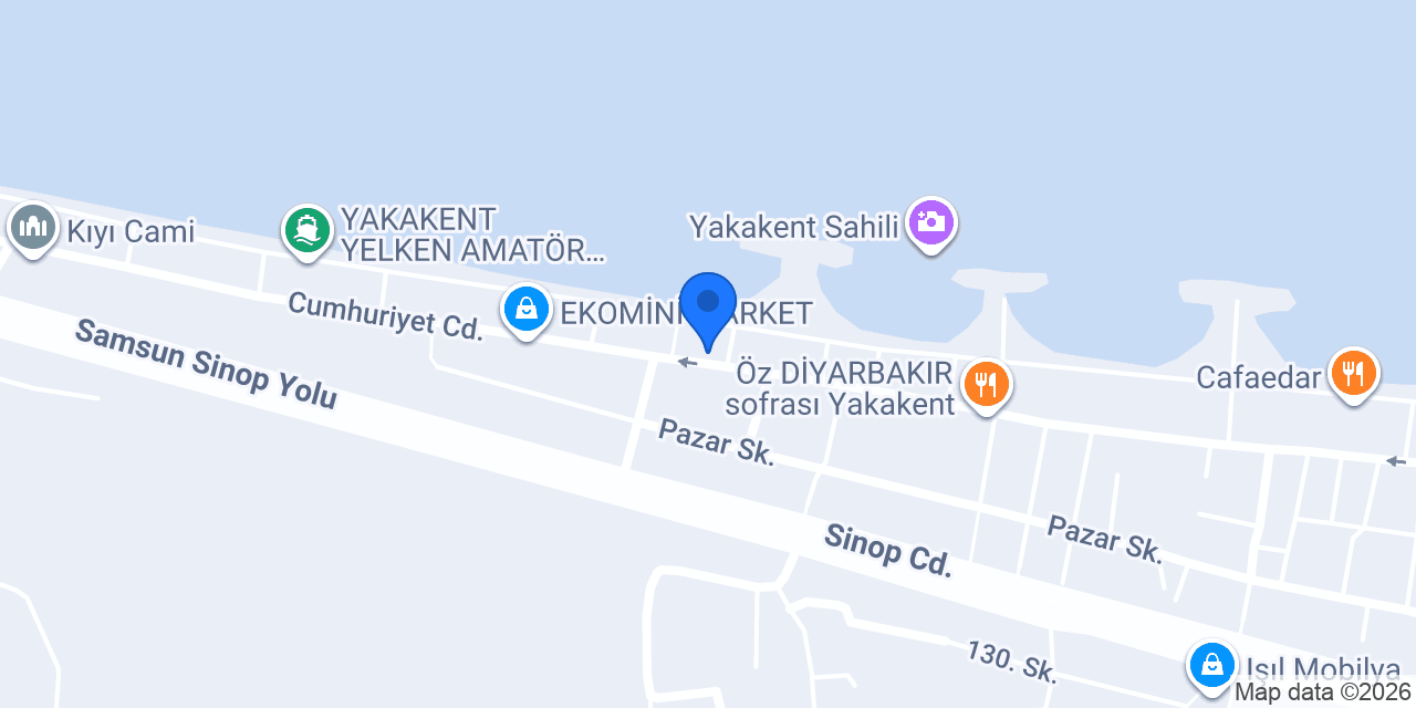 Bizim Ev Kafe konumu
