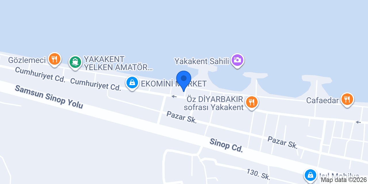 Sahil Cafe konumu