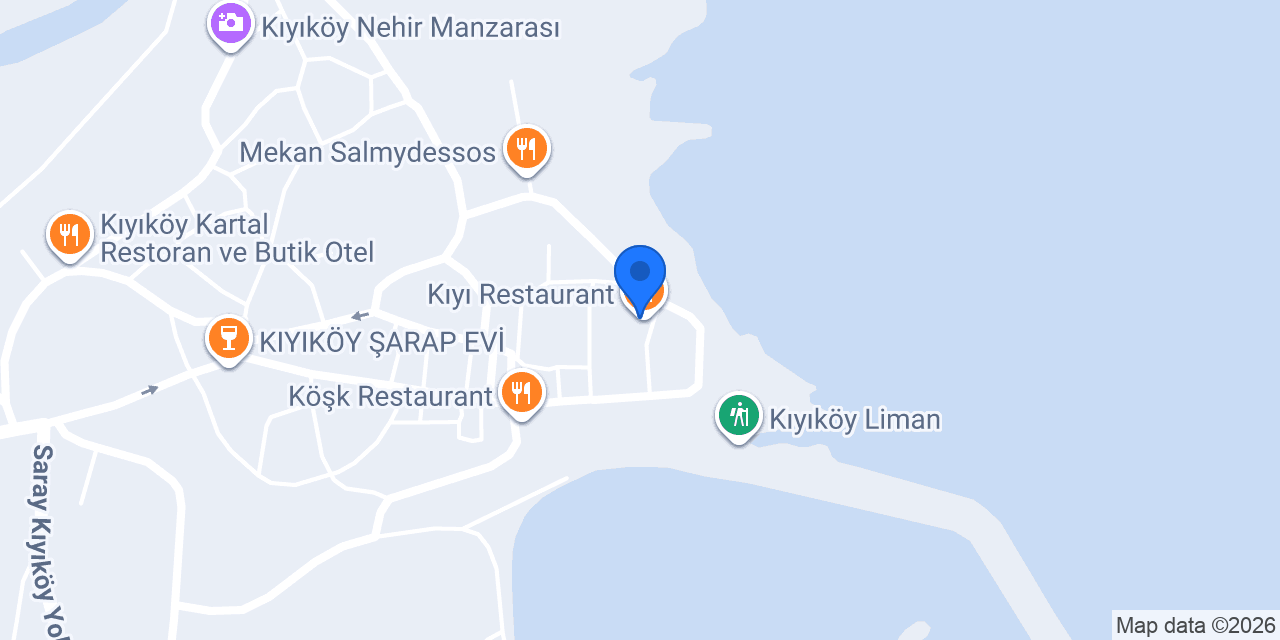 Kıyı Restaurant konumu