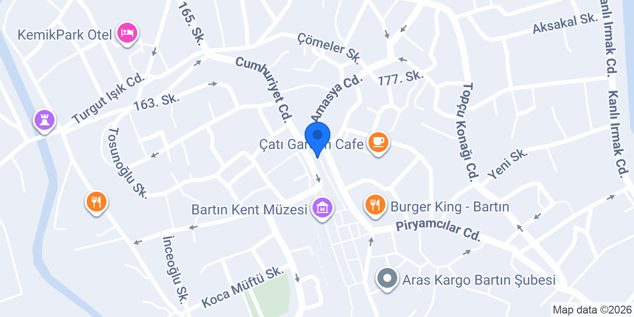 Aresna Cafe konumu