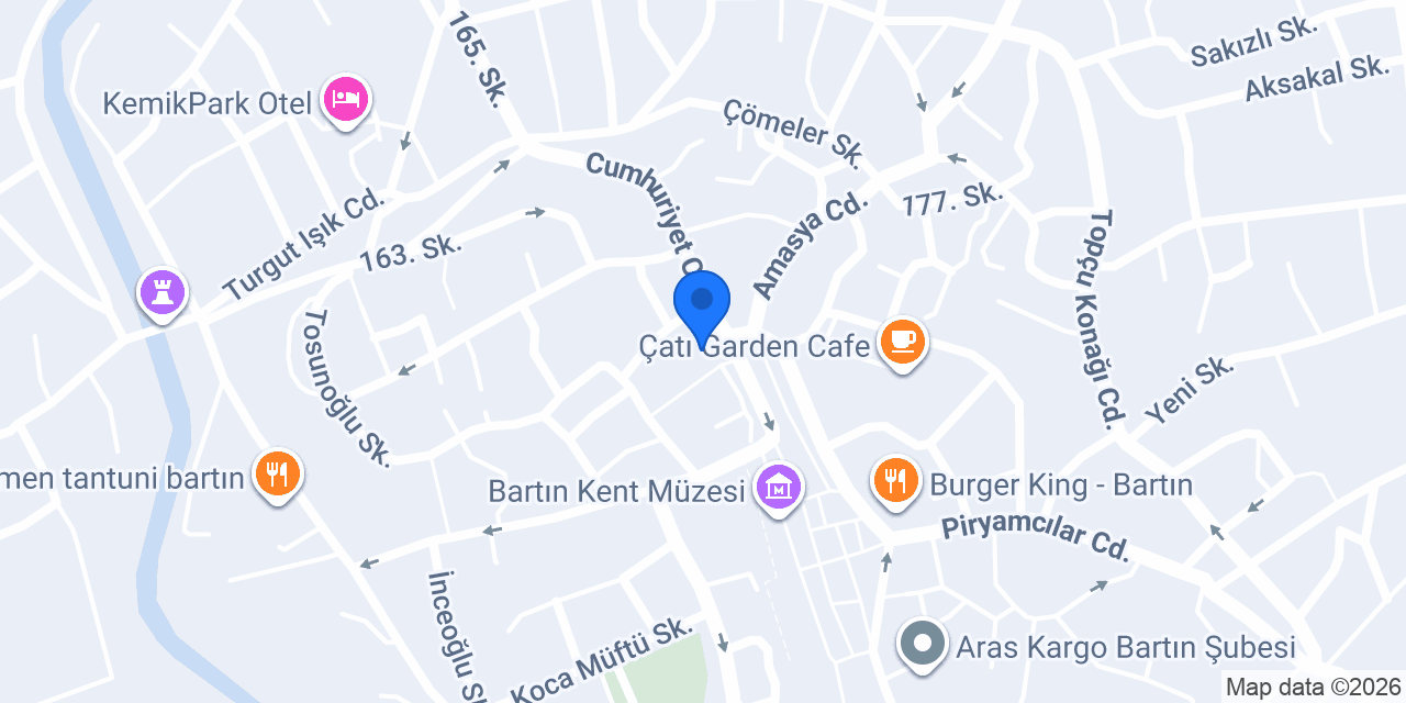 BARTIN 2. NOTER konumu