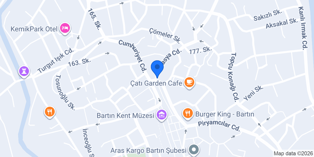 Urfa Ocakbaşı Bartın konumu