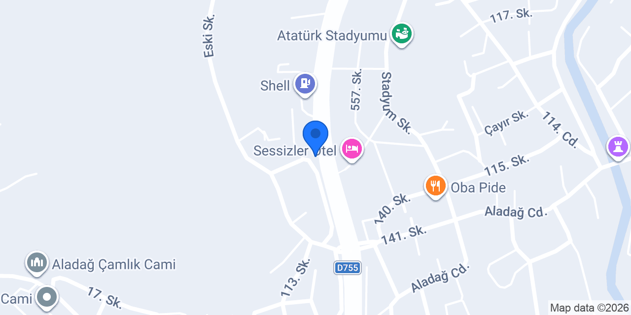 Bartın çakır araç kiralama konumu