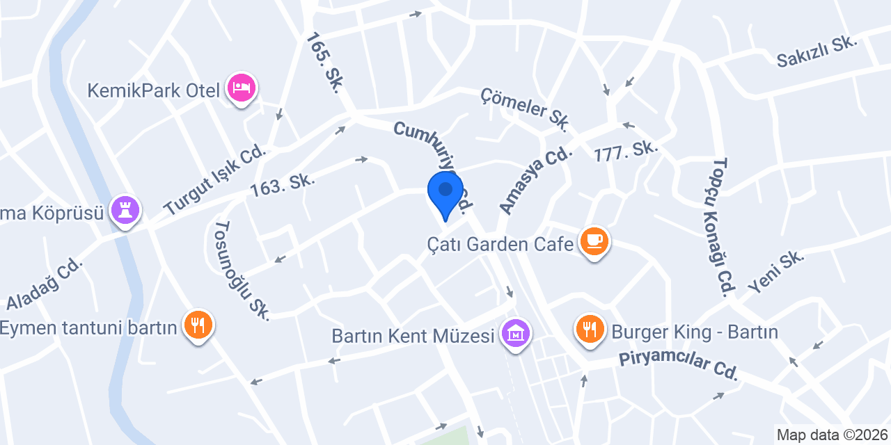 İlkadım Diş Deposu - Bartın konumu