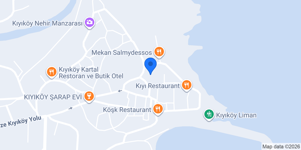 Kıyıköy Belediyesi konumu