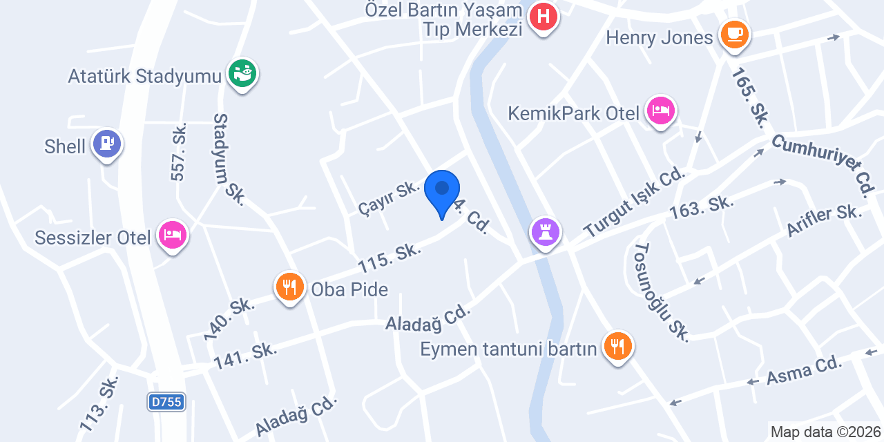 Bartın Frezya Çicekçilik konumu