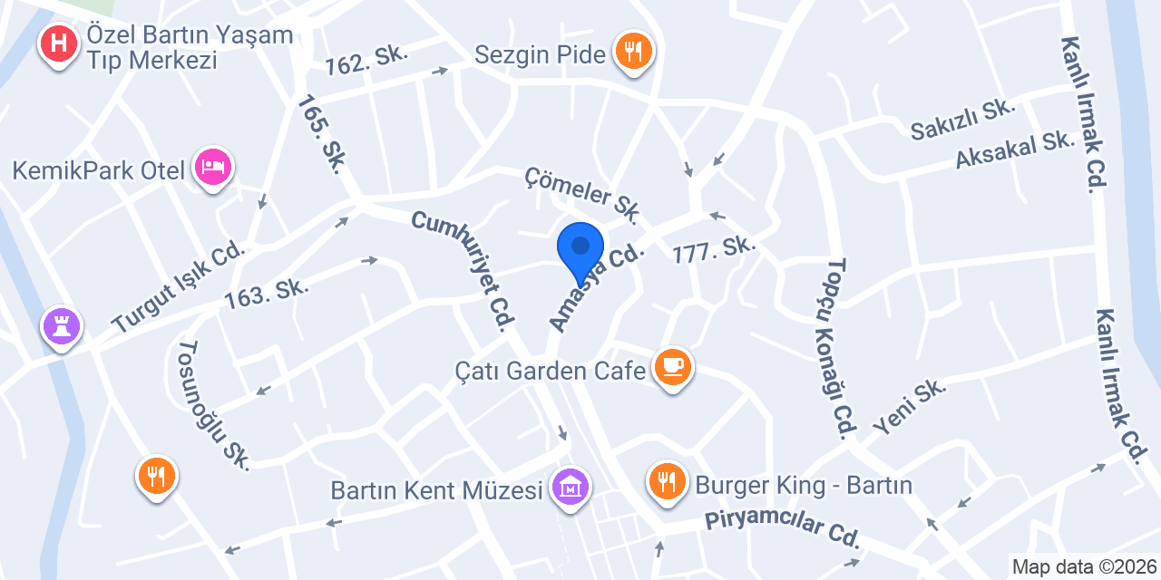 End Point Cafe konumu