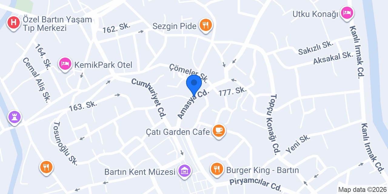Sınav İleri Kurs Bartın konumu