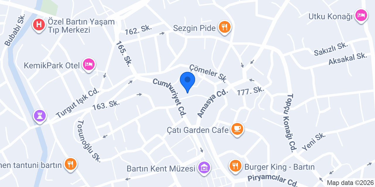 Burak Sürücü Kursu konumu