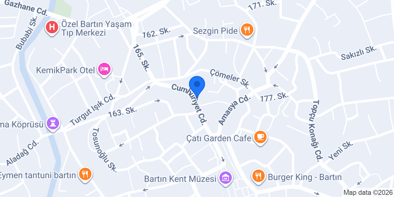 NORM GAYRİMENKUL BARTIN EMLAK konumu