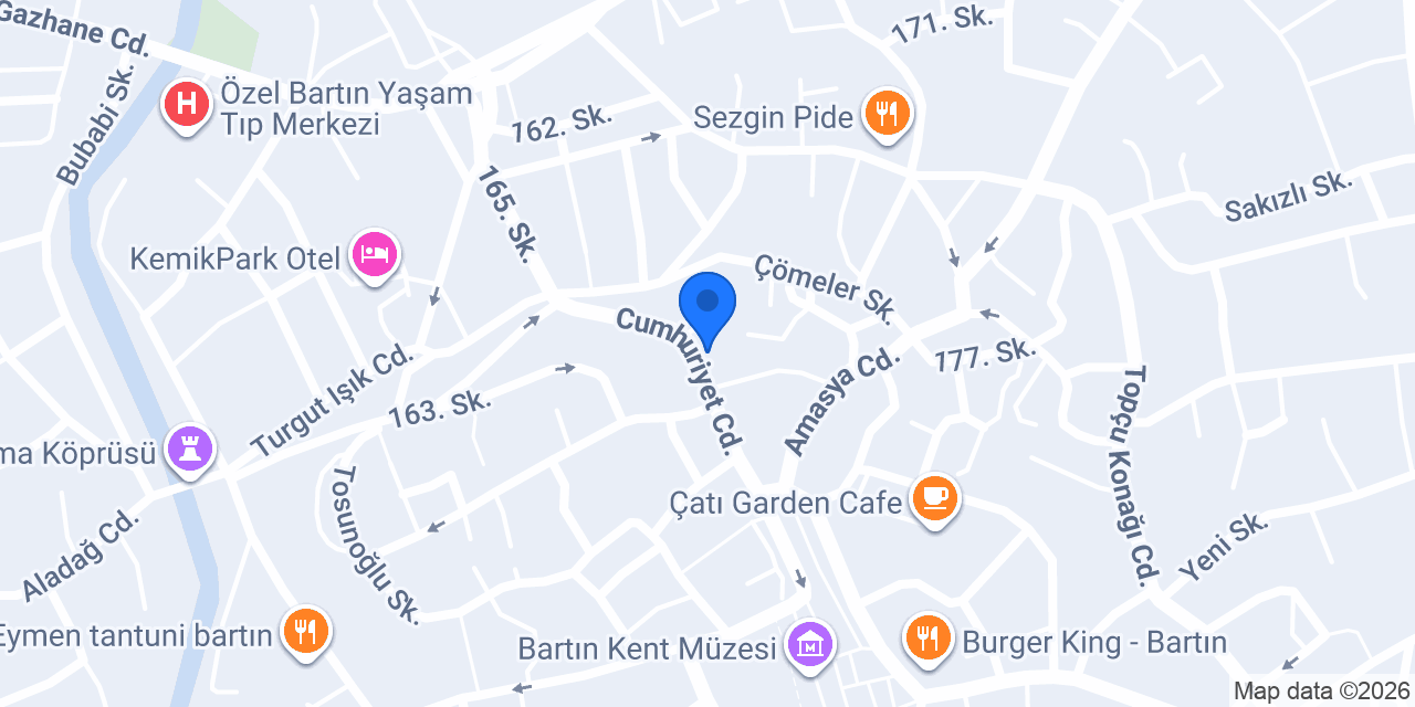 Hava Güler Kuaför konumu