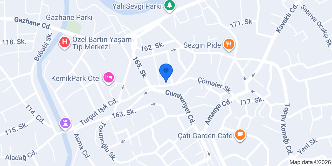 Özel Bartın Açı Koleji konumu