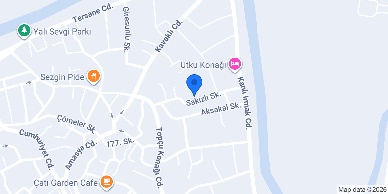 İKTA Konaklama & ELİT Cafe konumu