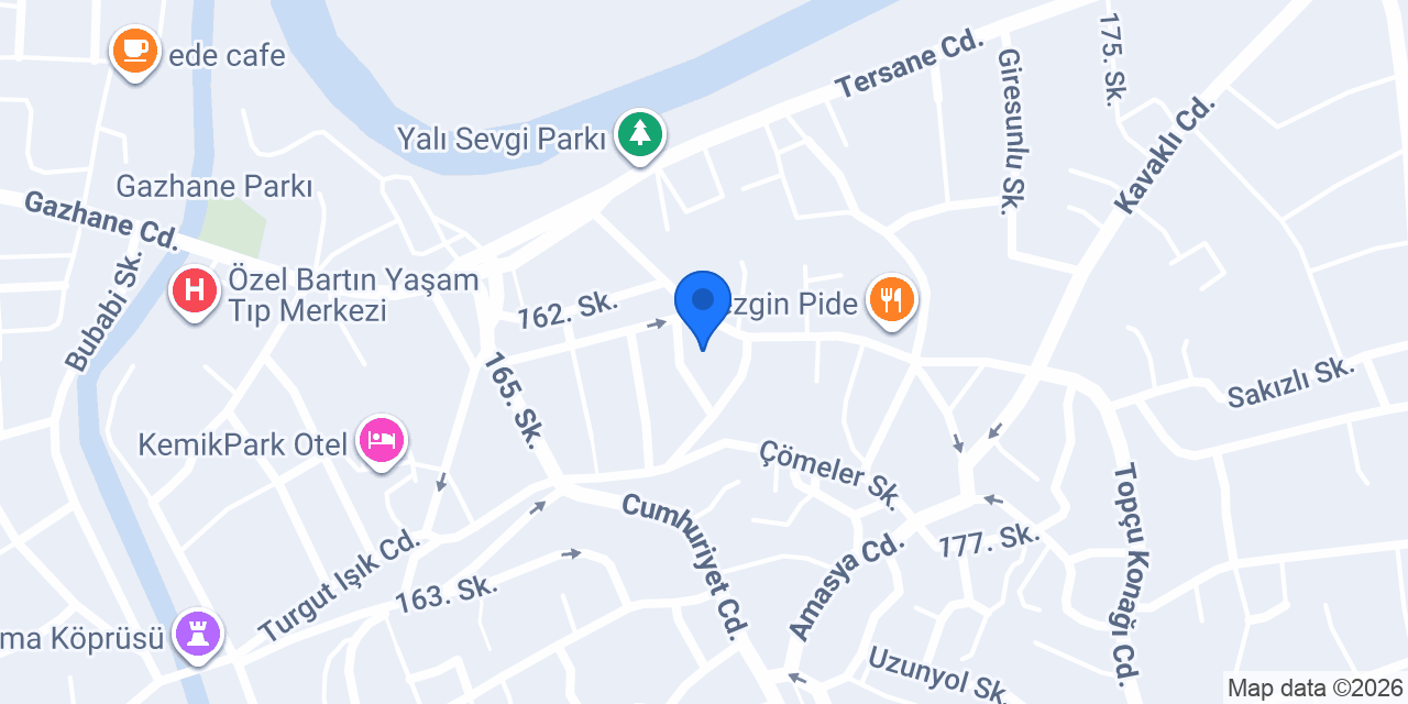 Özen Matbaası konumu