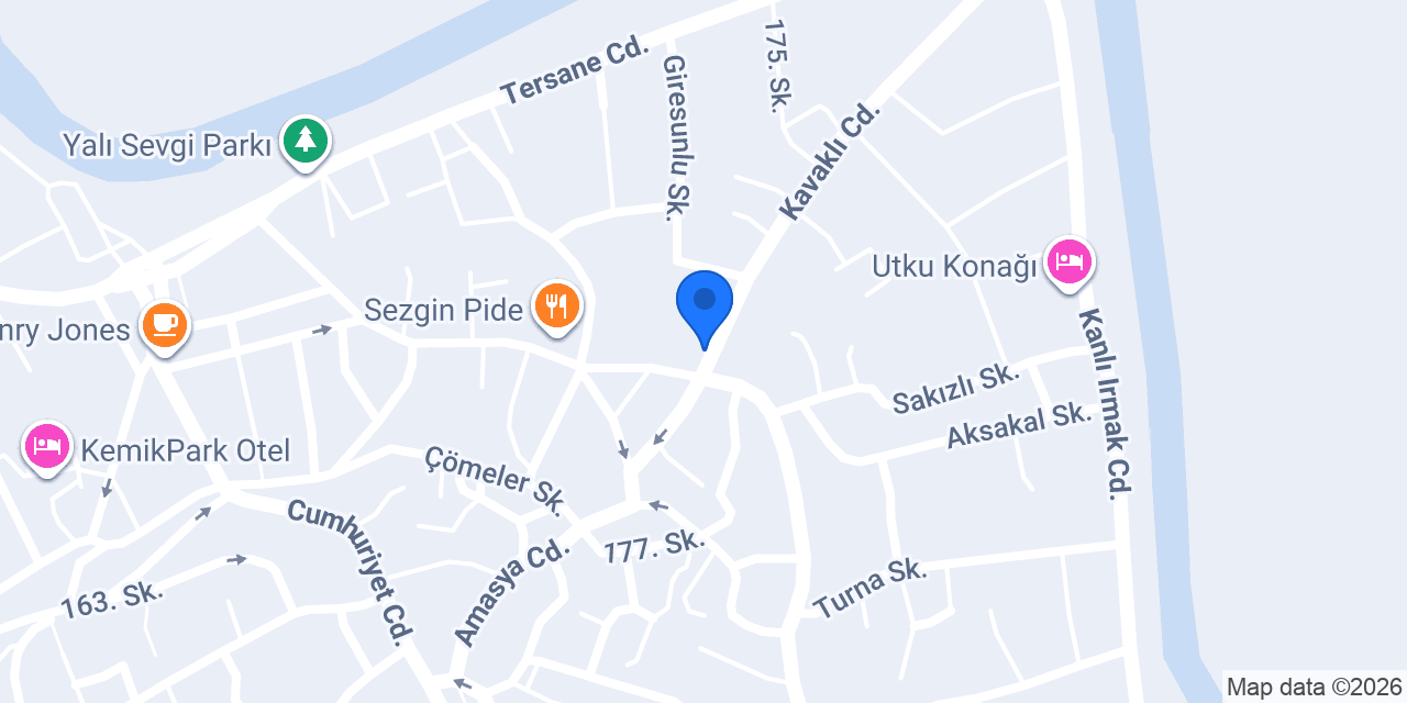 Bartın Baran Taksi 7/24 konumu
