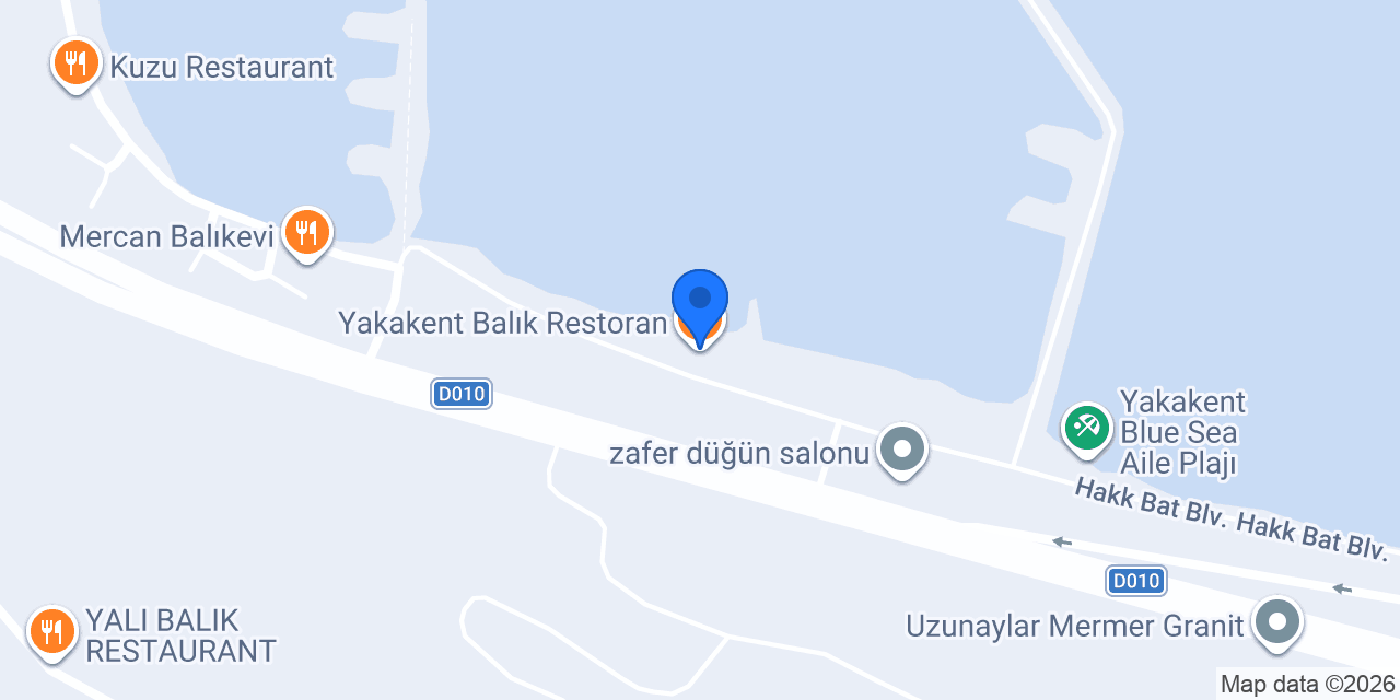 Yakakent Balık Restoran konumu