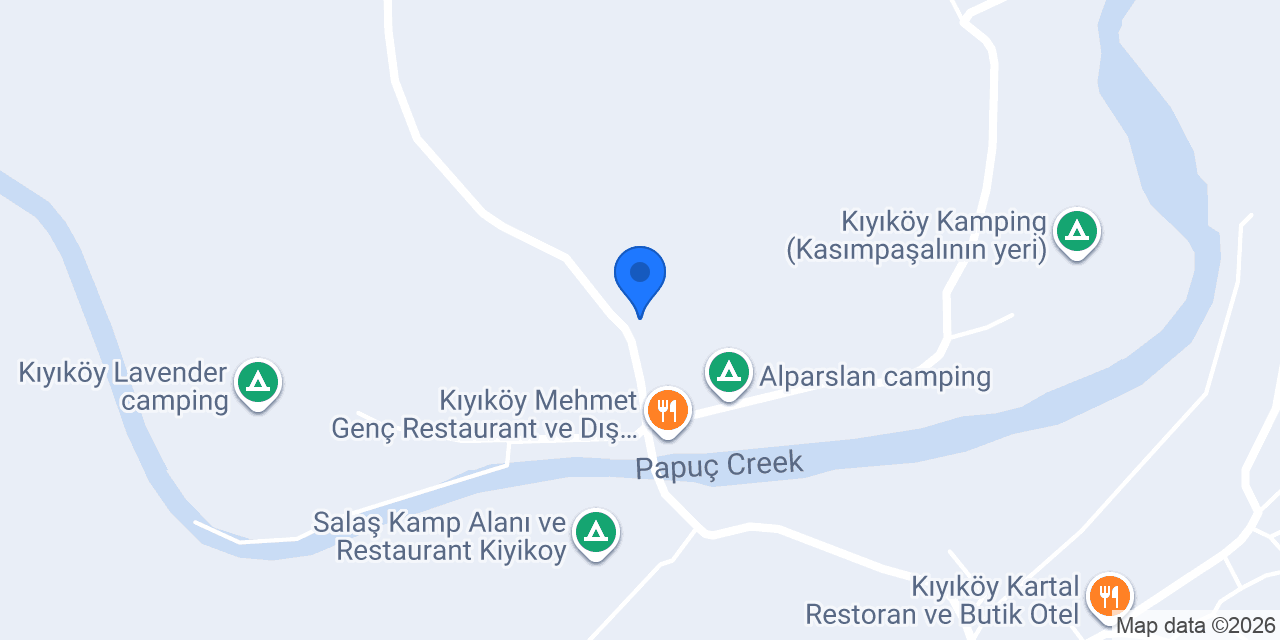 Saklı Cennet kamp ve Piknik konumu