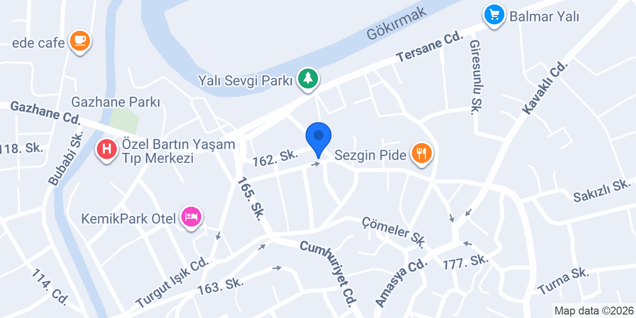 Mavi Köşe Sokak Lezzetleri konumu