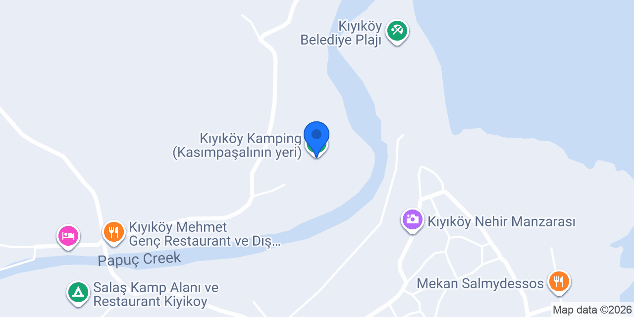 Kıyıköy Kamping (Kasımpaşalının yeri) konumu