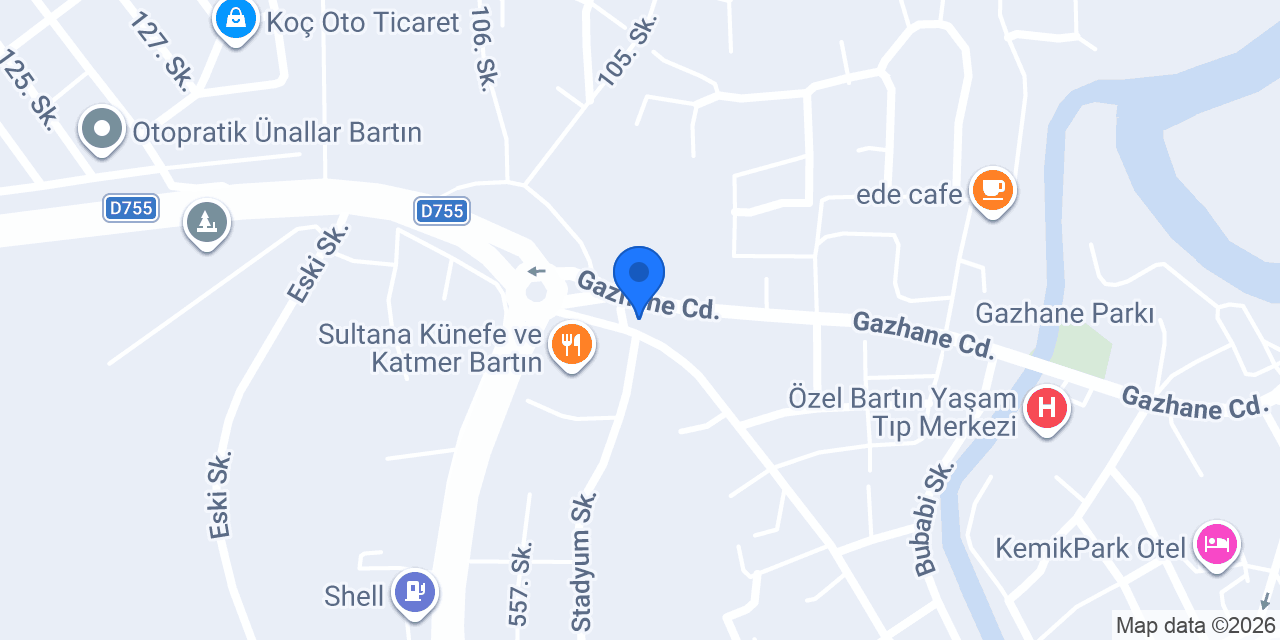 Bartın nakliyat konumu