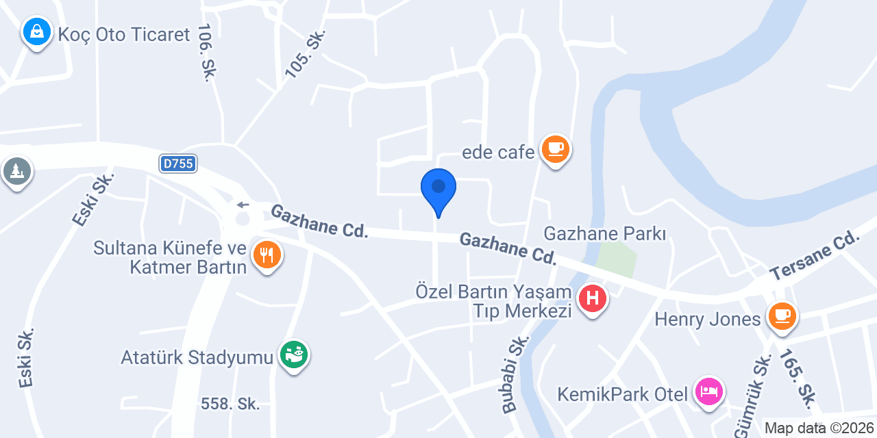 Bartın İl Milli Eğitim Müdürlüğü konumu
